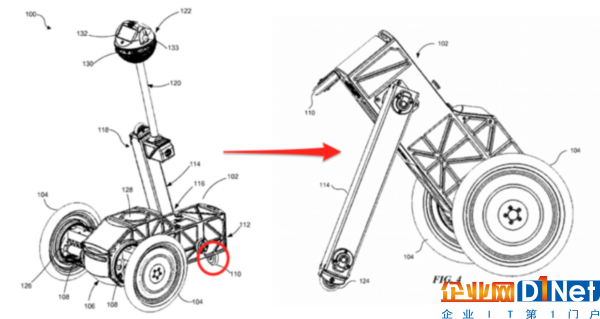 Facebook提交自平衡機器人專利申請 類似于網真機器人