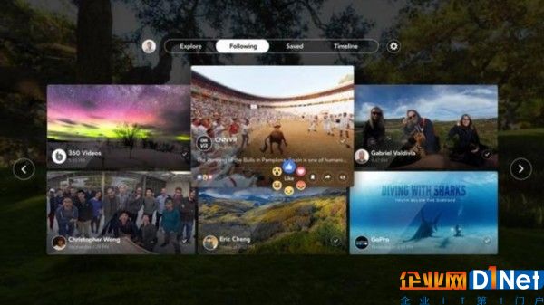 Facebook正式推出360度全景視頻服務
