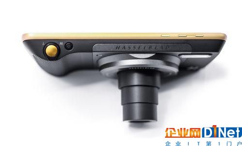 聯想Moto Z系列全新產品：可更換智能模塊摩眼-哈蘇攝影模塊HASSELBLAD TRUE ZOOM。圖CFP