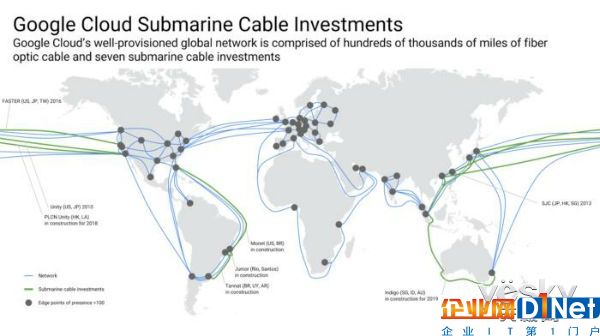 為提高競爭力 谷歌正建立一條亞太海底電纜