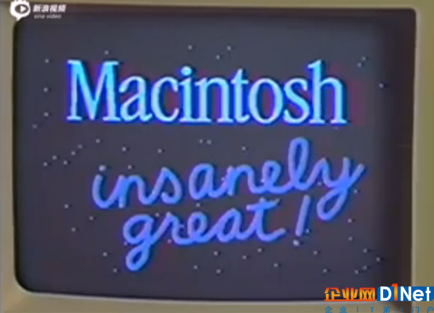 Macintosh發布會視頻截圖