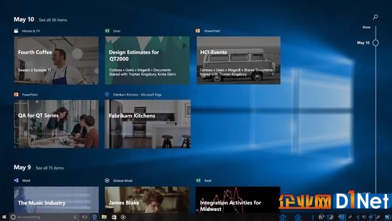 Win10新版將有時間軸功能 方便你跨平臺工作