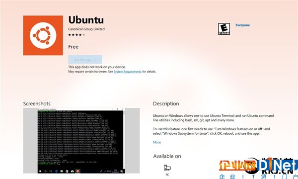 相殺更相愛：Ubuntu赫然進駐Windows 10商店