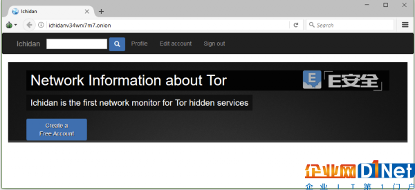 Ichidan：暗網(wǎng)的網(wǎng)絡(luò)空間搜索引擎-E安全
