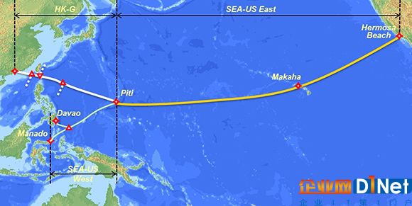 東南亞-美國海底光纜SEA-US即將投入商用