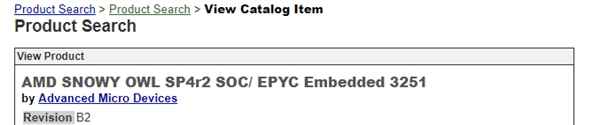 AMD EPYC 3251處理器曝光：8核SoC、對標Intel Xeon-D