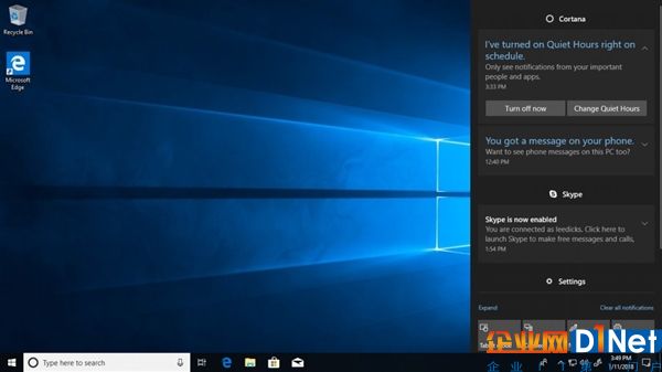 Windows 10新版17074發(fā)布：免打擾功能加入