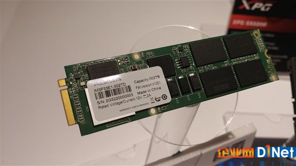 威剛首秀M.3 SSD：單路服務器集成36塊288TB！