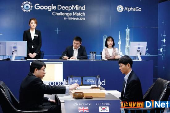 AlphaGo與韓國職業(yè)棋手李世石九段比賽畫面